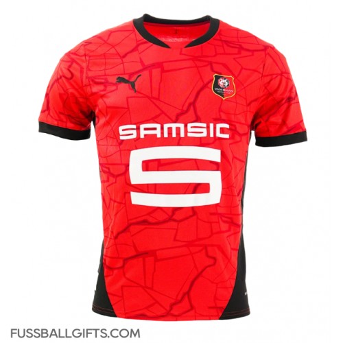 Stade Rennais Fußballbekleidung Heimtrikot 2024-25 Kurzarm